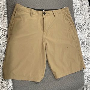 Quiksilver mens shorts, 36, tan